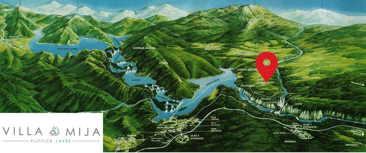 B&B Plitvice Lakes Villa Mija Плитвица-Село Экстерьер фото